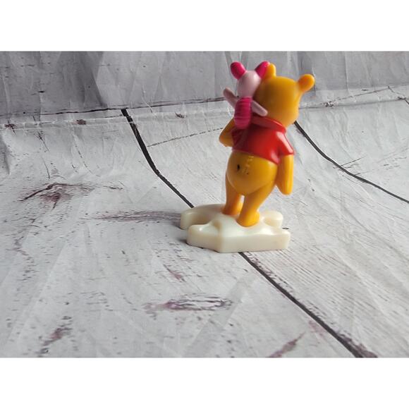 2000 Winnie the Pooh Bear & Piglet 3.5 Inch Figure McDonald's Disney Cake Topper - Picture 4 of 6